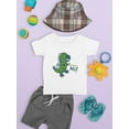 thumbnail image 3 of Roar Means Hi! T-Shirt Infant -Image by Shutterstock,  18 Months, 3 of 4