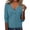 43#Turquoise, variant on Womens Button Down Long Sleeve Cardigans Classic V-Neck Soft Knit Outerwear Dressy Sweater for Autumn Winter Gray M