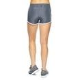 thumbnail image 3 of Expert Brand Women's Athletic Performance Sonic Shorts, Graphite/White, Small, 3 of 5