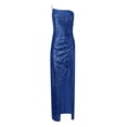 thumbnail image 5 of Sngxgn Women's Full Slip for Under Dresses Sexy Long Sleeveless Dress(Blue,M), 5 of 9