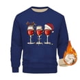 thumbnail image 1 of Blusas y camisas de manga larga con cuello redondo para hombre, con estampado informal, deportivas, de terciopelo, de manga larga y cuello redondo, blusa de poliéster para hombre, 1 of 4