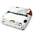 thumbnail image 3 of Hello Kitty Throw Blanket, Cozy Flannel Blankets For Boys Girls, Super Soft Warm Blanket For Couch Sofa Bed, 3 of 9