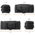 thumbnail image 5 of Fitdom 130L 36" Heavy Duty Extra Large Sports Gym Equipment Travel Duffle Bag W/Adjustable Shoulder Strap & 7 Compartments. Perfect for Soccer Baseball Basketball Hockey Football, Team Coaches & More, 5 of 7