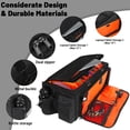 thumbnail image 4 of Bolsa para DJ Timoxi grande con placa de soporte robusta y 9 separadores, 4 of 7