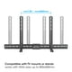 thumbnail image 5 of Soporte Universal Para Barra De Sonido Manhattan 461849 Montaje VESA Hasta 15 Kg Ajustable En Profundidad Negro, 5 of 8