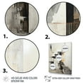 thumbnail image 3 of Designart "Power Simplistic Dam Minimalist painting II" Cityscapes Floater Framed Wall Art Print, 3 of 7