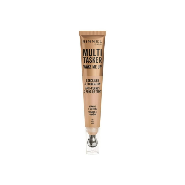 Multi-Tasker Wake Me Up, Concealer & Foundation, Brightens, Corrects, Buildable Coverage, Radiant Finish, Vegan Formula
