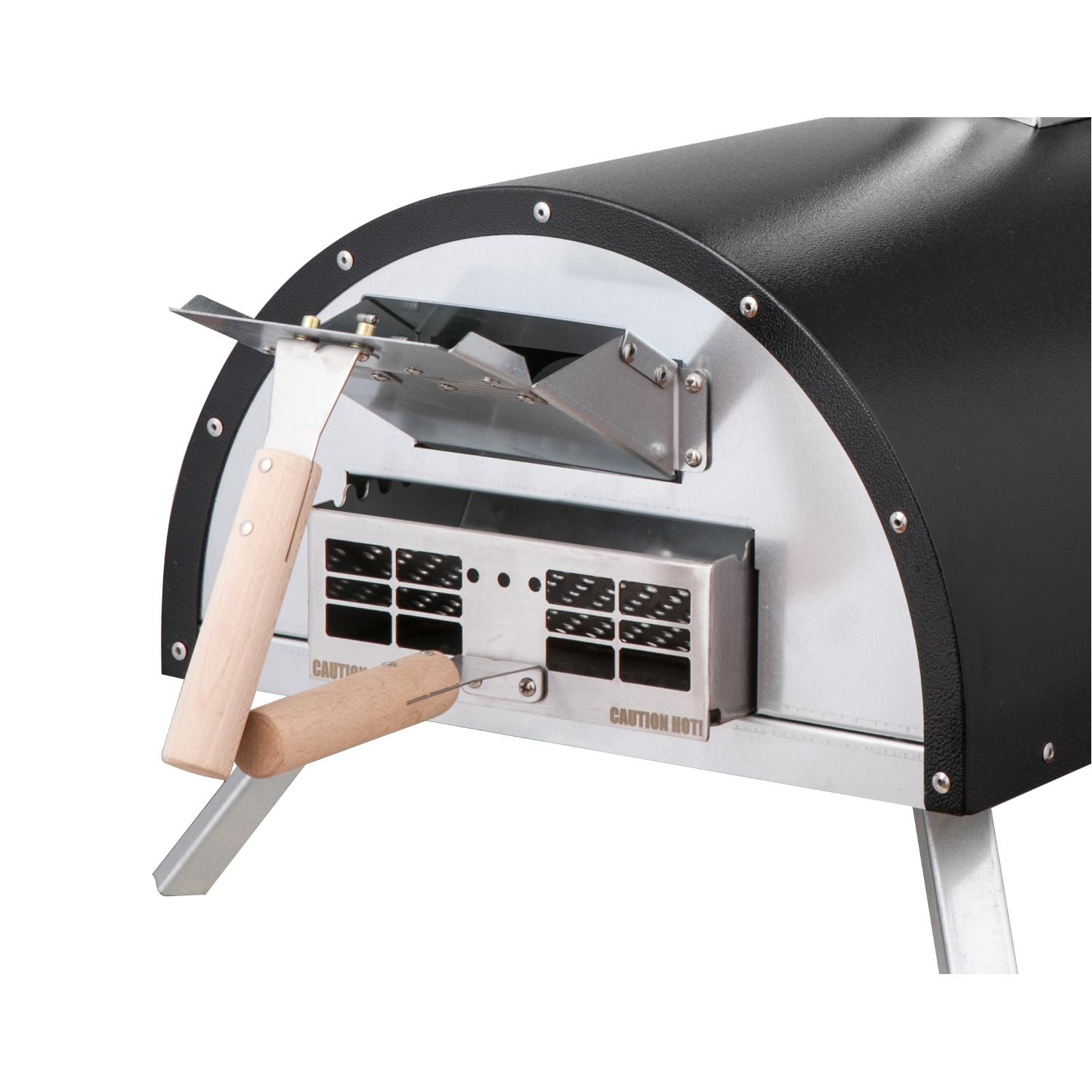 WPPO WKE-01-BLK Le Peppe Portable Wood Fired Pizza Oven, Black - image 2 of 2