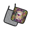thumbnail image 2 of Carolines Treasures 8616PTHD Wine Pair of Pot Holders , 7.5HX7.5W, multicolor, 2 of 3