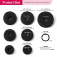 thumbnail image 5 of MRSXXNTY Donut Hair Bun Maker 7 Pieces,Ring Style Bun Maker Set with Hair Bun Makers (1 extra-large, 2 large, 2 medium and 2 small), 5 pieces Hair Elastic Bands, 20 pieces Hair Pins, Dark Brown, 5 of 7
