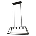 thumbnail image 2 of Whitfield Lighting CH480-4BK Moira Metal 4 Light Chandelier Black  (Bulb Included), 2 of 2