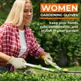 thumbnail image 7 of HANDLANDY Leather Gardening Gloves for Women, Breathable Ladies Leather Garden Yard Gloves Best Gift for Gardeners, 7 of 7