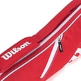 thumbnail image 4 of Wilson Advantage II Triple Racket Bag - Holds up to 3 Rackets, Black/White, 4 of 10