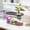 A, variant on Dvkptbk Goldfish Bowl Fish Tank for Goldfish Plastic Aquarium Home Decor Clear Fish Tank for Desktop Suitable for Tabletops Living Room Bedroom Ornaments pet supplies