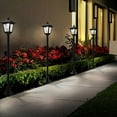 thumbnail image 7 of Kanstar Mini Solar Lamp Post Lights, Vintage Style, Outdoor, Dusk till Dawn, Warm White, pack of 2, 7 of 7