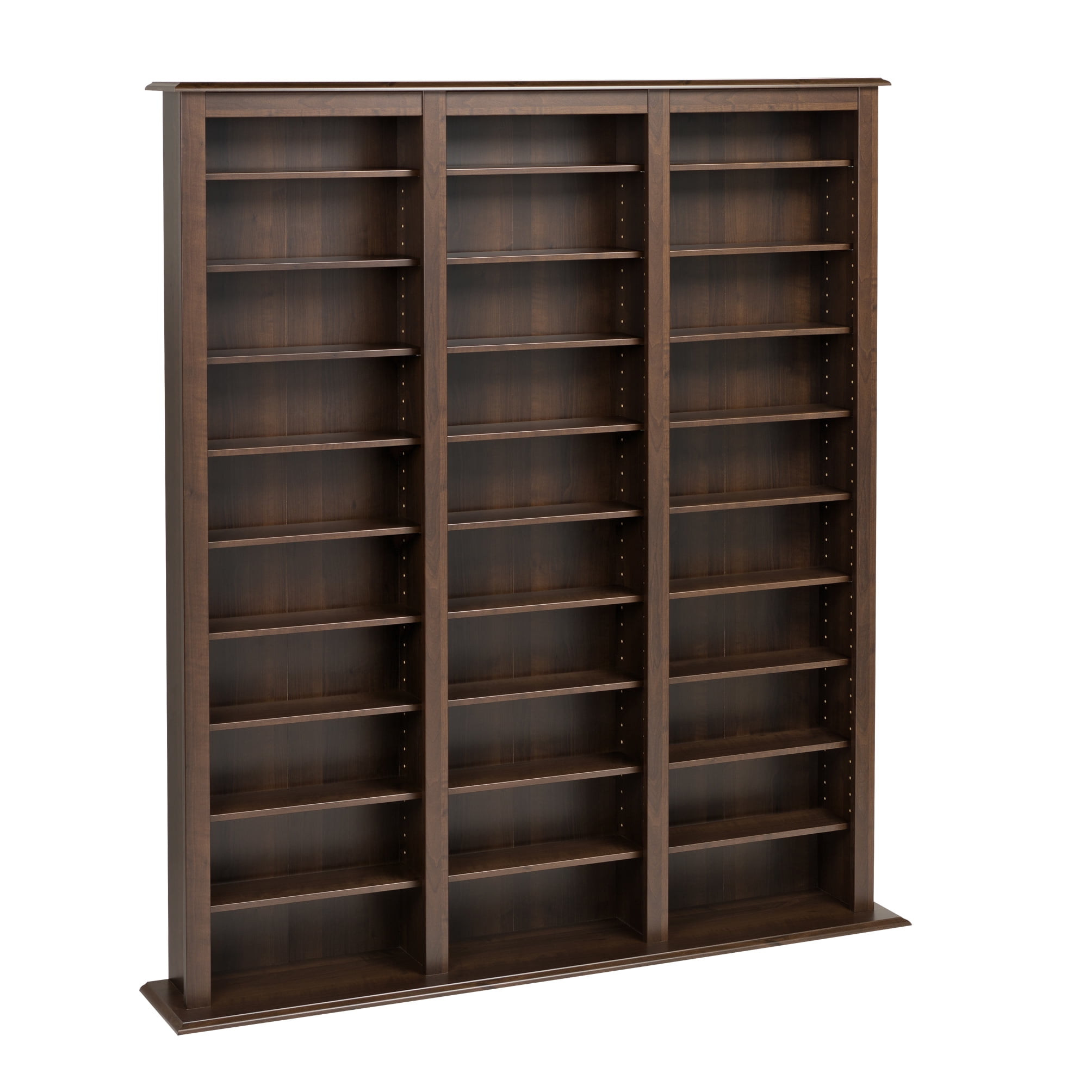 Prepac Triple Width Storage Barrister Tower, Espresso
