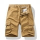 thumbnail image 2 of Pantalones cargo informales para hombre. Pantalones cortos versátiles para el verano. Cómodos y holgados. Lavables a máquina., 2 of 8