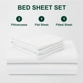 Chun Yi Deep Pocket Bed Sheets Set 4Piece Cal King Bed Sets Soft Microfiber Sheets Set