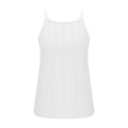 thumbnail image 4 of Liquidation d'Économies! Hauts Grande Taille pour Femmes, Hauts à Manches Courtes d'Été pour Femmes, Débardeur Ample à Col Rond Froncé Sans Manches Décontracté Basique, 4 of 5