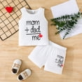 thumbnail image 2 of Boy Baby Clothes Toddler Boys Outfit Sets Summer Elastic Prints Short Sleeved Basketball 0 3 6 12 18 24 Months Outfits Set Two Pieces, 2 of 6