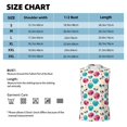 thumbnail image 3 of Bingfone heart Skull cute Pattern Men's Tank Tops Workout Sleeveless Tee Shirts Running Beach Tanks for Men-Large, 3 of 4