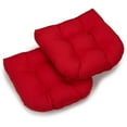 thumbnail image 1 of Coussin de Chaise de Salle à Manger en Sergé en Forme de U de 19 Pouces (Ensemble de 2), 1 of 1