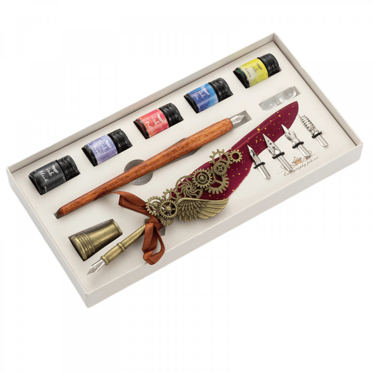 SUPLU Mechanical wingsFountain Pen Gift Box Fountain Pen Set Fountain