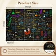 thumbnail image 3 of Wallpaper Colorful Science Mathematical Formulae Abstract Symbols Peel and Stick Wall Murals 69"H x 96"W Removable PVC Wall Paper Self-Adhesive Wall Paintings Art Decor for Bedroom Living Room, 3 of 7