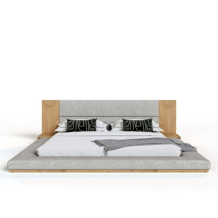 Nova Domus Jagger - California King Modern Natural and Oak Bed