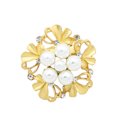 thumbnail image 1 of Sonducket Broche de aleación para mujer, diamantes de imitación, cristal, boda, fiesta, vacaciones, cumpleaños, traje, corbata, sombreros, bufanda, Ropa, zapatos y accesorios Miscelánea Oro Sonducket AP014929-01, 1 of 6