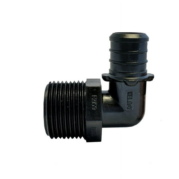 Libra Supply 1/2 inch PPSU PEX Male Elbow, Barb x MIP, (Bag of 10 pcs, Click in for more size options), 1/2'', 1/2-inch Pex Fitting Plumbing Supply