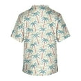thumbnail image 3 of LINMOUA Plus Size Halloween Printed Scrub Working Uniform Tops For Men's Cross V-Neck Short Sleeve Fun T-Shirts Workwear Tee With Pockets, 3 of 3