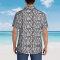 thumbnail image 6 of Crowded Penguins Hawaiian Shirts For Men, Summer Short-Sleeve Relaxed-Fit Button-Down Shirts Small, 6 of 9