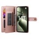 thumbnail image 5 of Funda de cartera GANGXUN para Xiaomi 14T Pro - Diseño de cuero premium, 9 ranuras para tarjetas, 5 of 6