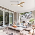 thumbnail image 5 of Sofucor 42-Inch Flush Mount Ceiling Fan with LED Light and Remote Control, Dimmable, ETL Certified, 5 of 16