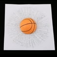 thumbnail image 1 of Ximing 3D Ball Hits Car Body Window Sticker Self Adhesive Decal Orange+Black, 1 of 9