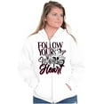 thumbnail image 4 of Biker Betty Boop Follow your Heart Zip Hoodie Sweatshirt Women Brisco Brands S, 4 of 5