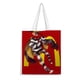 thumbnail image 1 of Hamburglar Bolso de tela con estampado de lienzo para mujer, bolsa de compras reutilizable y estética, con cremallera interior, regalo para mujer,40*45cm., 1 of 6