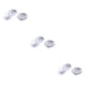 thumbnail image 1 of Advancent Pack of 50 Aluminum Foil Egg Fondant Molds Baking Cake Birthday Mold Pastry Mould Single-use Pudding for Kitchen Party Type1 NO1 Advancent CBP103198, 1 of 6