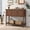 Brown, variant on CBJCBJ 42" Farmhouse Console Table , 2 Drawer Narrow Long Entryway Table with Open Storage Shelf , for Living Room, Green