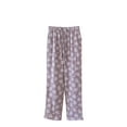 thumbnail image 2 of ALLLIST Cotton Women Pajamas Pants Bottoms Purple Floral Cozy Home Clothes Loungewear Women, 2 of 3