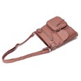 thumbnail image 2 of Bolso bandolera de PU Bolso de hombro femenino suave para mujer para el ocio diario (rosa) Sywqhk Para Estrenar, 2 of 8