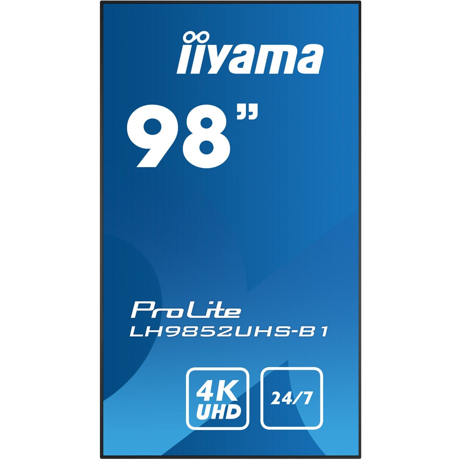 iiyama ProLite LH9852UHS-B1 98" 4K Professional Digital Signage 24/7 LFD - image 4 of 19