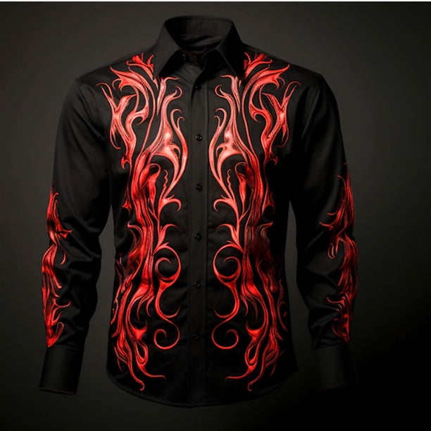 nueva moda popular tiras de cuadros camisa de traje de solapa con botones para hombres tops de oficina para hombres de talla grande 6XL