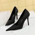 thumbnail image 4 of Zapatos de tacón alto elegantes para mujer, de lujo, para novia, con punta de aguja, para discoteca, elegantes y a la moda, para banquetes individuales, 4 of 5