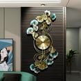 thumbnail image 3 of Wall Clocks for Living Room Decor,Large Wall Clock,3D Creative Metal Ginkgo Leaf Design,with Silent Movement Wall Clocks for Home Wall Decor Clock, 17.5 x 33.5 inch, 3 of 9