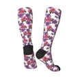 thumbnail image 5 of Lsque Peonies Printed Crew Socks Men's Women's LightWeight Thin Casual Calf Socks ,Knee High Socks,Cotton Socks, 5 of 9