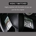 thumbnail image 4 of Inner Car Steering Wheel Button Trim Cover Aluminum Alloy Decoration Stickers Replacement For Mercedes Benz ML GL GLK GLA CLA CLS SL A B C E G Class Interior Accessories (12pcs), 4 of 5