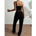 thumbnail image 2 of Women's home wear striped bandeau set, 2 of 7