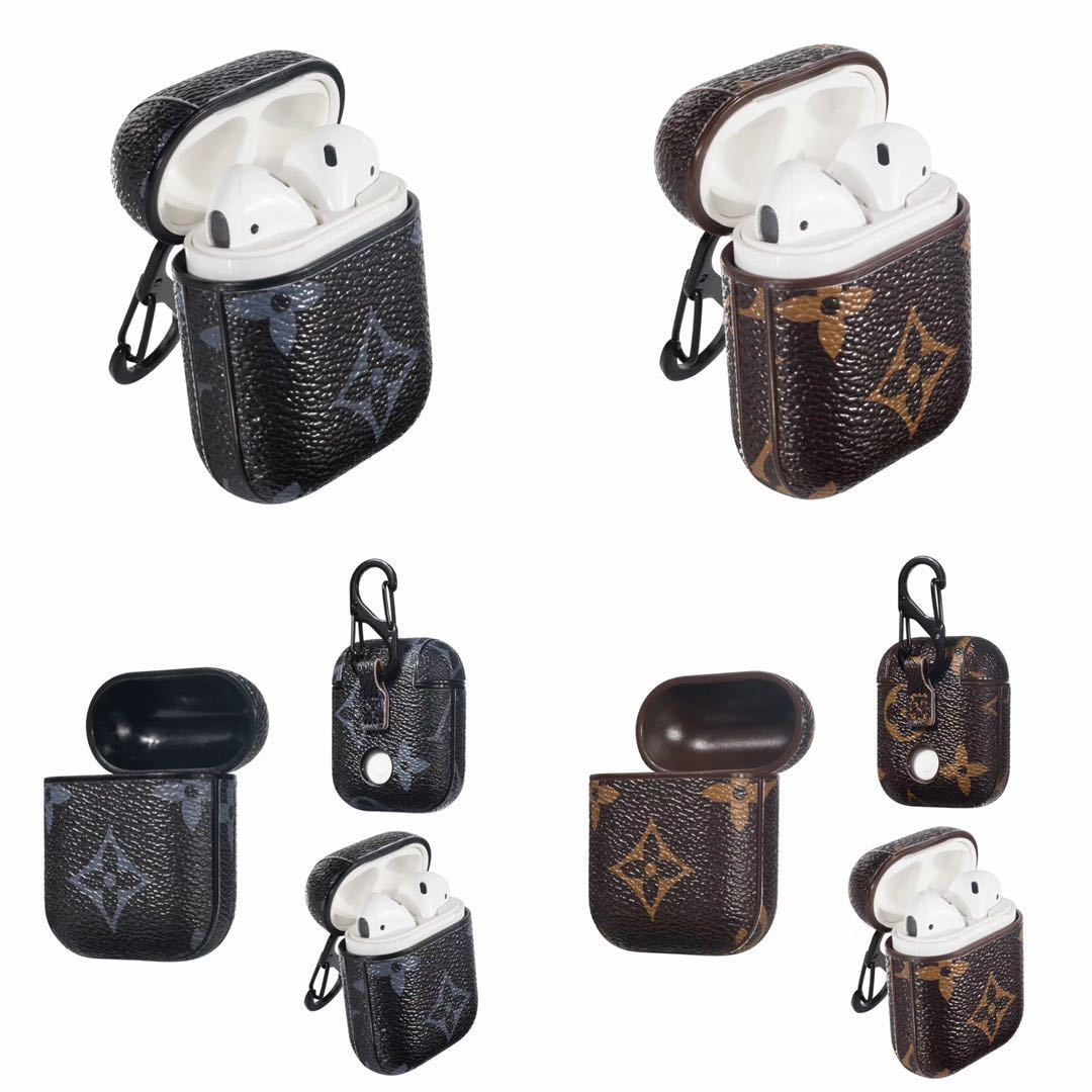 (Black, AirPods Pro) Shockproof Case Shell Cover Fits AirPods PRO Louis  Vuitton Leather Protection